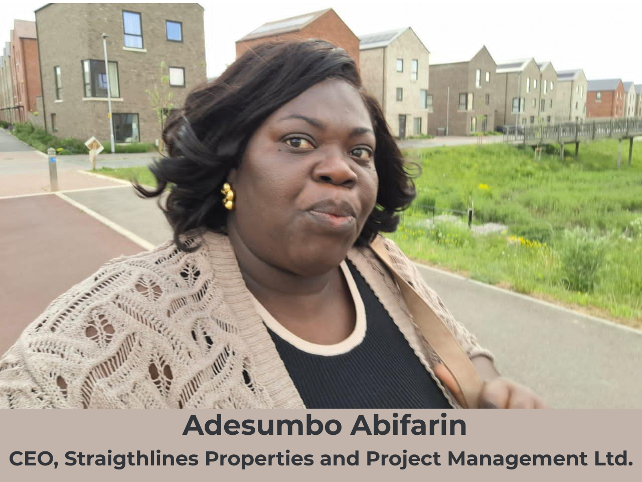 mrs. adesumbo abifarin ceo, straigthlines properties and project managers